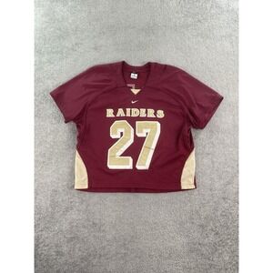 Texas Tech Red Raiders Jersey Mens Extra Large Red Mesh Cropped Football #27